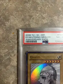 Yu-Gi-Oh! Anniversary Gyakutenno Megami 2008 YAP1-EN005 Limited Edition PSA 8 NM - Image 2