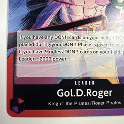 Gol.D.Roger (003) OP13-003 Carrying On His Will One Piece TCG - Image 4