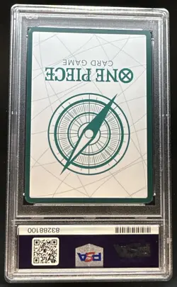 2023 One Piece Kingdoms of Intrigue Don!! Card DP01 Crocodile NNO PSA 10 - Image 2