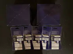 One Piece Romance Dawn OP-01 1st Wave Blue Bottom Empty Box x2 Blister Pack x5 - Image 2