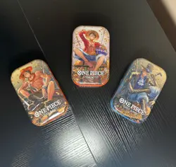 One Piece Mini-Tin Vol 2 Pack Set of 3 | TS-02 OP-13 | BRAND NEW SEALED - Image 1