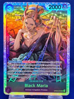Black Maria OP08-074 SR | NM | Premium Booster -The Best- Vol. 2 | One Piece TCG - Image 1