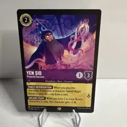 Disney Lorcana TCG Yen Sid Powerful Sorcerer Legendary Card #59/204 - Image 1