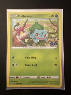 Bulbasaur SWSH231 Black Star Promo Holo Pokemon Card NM - Image 2