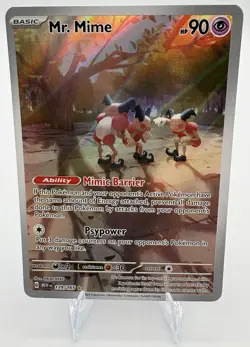 Mr. Mime 179/165 Sv: Scarlet & Violet 151 Holo Full Art Pokemon Card - Image 1