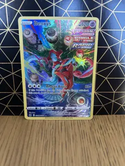Crown Zenith Deoxys Galarian Gallery Ultra Rare Full Art Holo Card #GG12/GG70 - Image 1