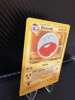Electrode 18/64 Jungle Non Holo Rare WOTC 1999 Pokemon Card LP - Image 4