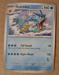 Gyarados Card My First Battle Squirtle Stamped Theme Deck Exclusive NM - Image 1