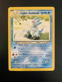 Light Golduck 47/105 -NM- Vintage WoTC Pokemon Card - Neo Destiny - Image 1