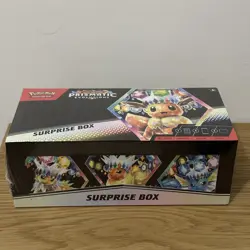 Pokemon Cards TCG Prismatic Evolutions Surprise Box New & Sealed - Image 2