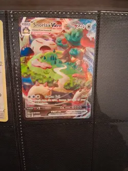 Pokemon Snorlax VMAX Full Art Ultra Rare Holo 142/202 Sword & Shield Card - Image 1