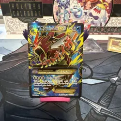 Pokemon TCG M Gyarados EX 115/122 Full Art Shiny Breakpoint Holo Card 2016 - Image 1