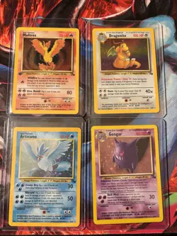Pokemon Cards Lot (Fossil Set - WOTC TCG - holo Rares) vintage - Image 1