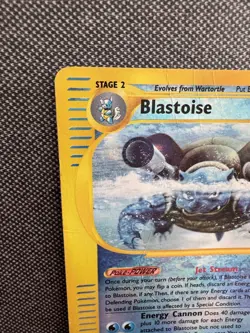 Pokemon Card - Blastoise 37/165 - Expedition Base Set - Reverse Holo - Image 3