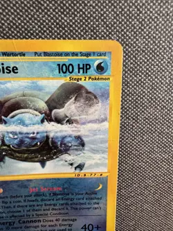 Pokemon Card - Blastoise 37/165 - Expedition Base Set - Reverse Holo - Image 4