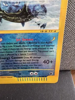 Pokemon Card - Blastoise 37/165 - Expedition Base Set - Reverse Holo - Image 5