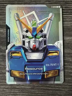 Steel Requiem NT-1 R-020 C+ FOIL - GD03 English TCG Gundam Resource Card - Image 1