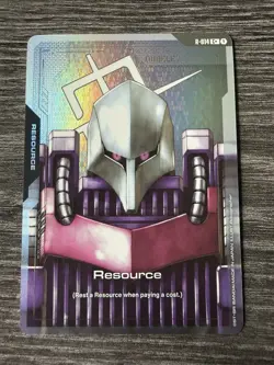 Gundam TCG Card Game Dual Impact Foil Resource GD02 C+ R-014 Qubeley Gundam - Image 1