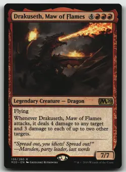 Drakuseth, Maw of Flames R Core Set 2020 136 LP - Image 1