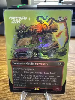 Howlsquad Heavy (Borderless) #342 (NM) Aetherdrift DFT Magic MTG Foil - Image 1