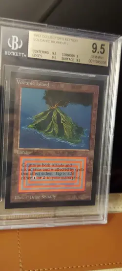 Magic: The Gathering Volcanic Island Collectors Edition Graded 9.5 - Image 1