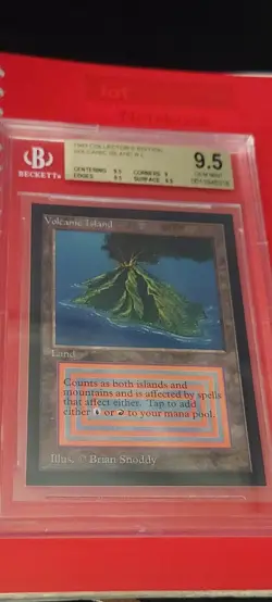 Magic: The Gathering Volcanic Island Collectors Edition Graded 9.5 - Image 2