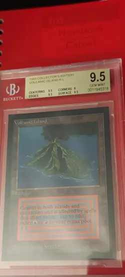Magic: The Gathering Volcanic Island Collectors Edition Graded 9.5 - Image 3