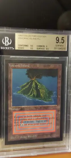 Magic: The Gathering Volcanic Island Collectors Edition Graded 9.5 - Image 4