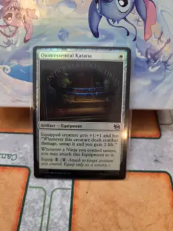 NM Foil Quintessential Katana, MTG, TMNT, Magic the Gathering, 23 - Image 1