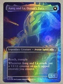 MTG / Aang, Swift Savior / TLA / #298 / FOIL (Borderless) / Rare / NM - Image 2