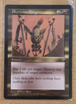 1996 MAGIC THE GATHERING MIRAGE PHYREXIAN PURGE TD25 - Image 1