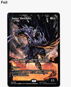 Super Shredder (Showcase) - FOIL - Teenage Mutant Ninja Turtles MTG NM 💀 - Image 2
