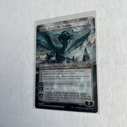 Ugin, Eye of the Storms (Borderless) [Tarkir: Dragonstorm] Near Mint - Image 3