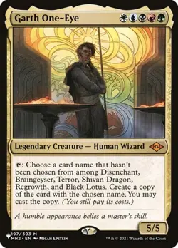 Garth One-Eye The List NM MTG - Image 1