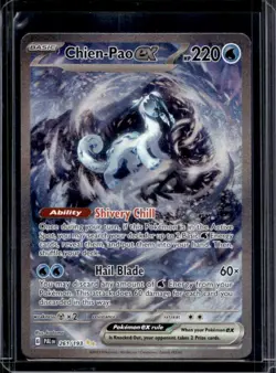 2023 Pokemon SV Paldea Evolved Chien-Pao ex #261/193 - Image 1