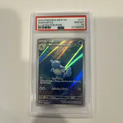 Pokemon TCG Wartortle 171/165 Scarlet & Violet 151 Illustration Rare Holo Card - Image 1