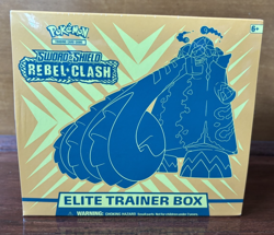 Pokemon Elite Trainer Box ETB Sword & Shield Rebel Clash Sealed 820650807008 - Image 1