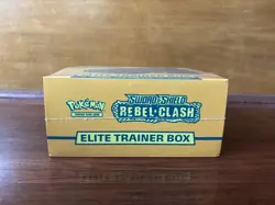 Pokemon Elite Trainer Box ETB Sword & Shield Rebel Clash Sealed 820650807008 - Image 2