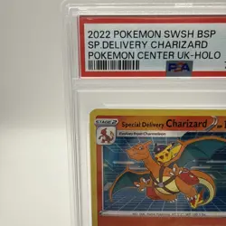 Special Delivery Charizard 075 SWSH Promo Card PSA 8 Pokemon Center UK -Holo - Image 4