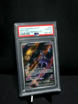 2023 POKEMON SVP EN-SV BLACK STAR PROMO 151 ULTRA-PREM COLL #052 MEWTWO PSA 10 - Image 1