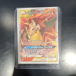 Pokemon Charizard & Braixen GX Ultra Rare TAG TEAM Holo 22/236 SM-Cosmic Eclips… - Image 1