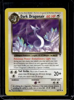 2002 Pokemon Legendary Collection Dark Dragonair #38/110 - Image 1