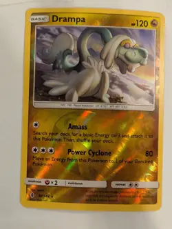 Drampa 97/145 Guardians Rising Pokemon Reverse Holo Foil Nice! - Image 1