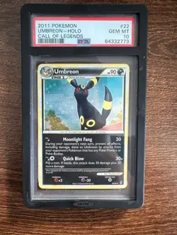 PSA 10 UMBREON-HOLO #22 CALL OF LEGENDS LOW POP 22 POKEMON 2011 GEM MINT 10 RARE - Image 3