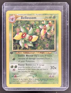 2000 Pokemon Neo Genesis 1st Edition Bellossom Holo #3/111 - Image 1