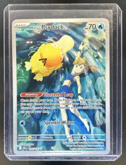 2025 Pokemon Destined Rivals Misty's Psyduck Illustration Rare #193/182 - Image 1