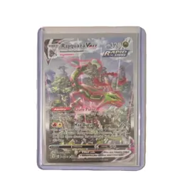 Pokemon Rayquaza VMAX Alternate Art Secret Rare Rapid Strike Holo 218/203 320HP - Image 1