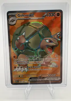 Pokemon TCG Golem EX 189/165 Scarlet & Violet 151 Ultra Rare Full Art Near Mint - Image 3