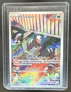 2023 Pokemon SV Obsidian Flames - OBF EN Houndour #204/197 - Image 1