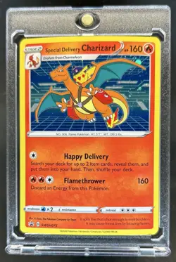 2019-2023 Pokemon SWSH Black Star Promos Special Delivery Charizard #SWSH075 - Image 1